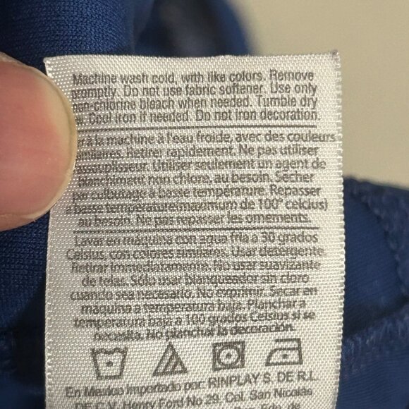 Champion Muscle T-Shirt Sleeveless Sport Double Dry Blue Men's Size MGUC - Picture 8 of 9